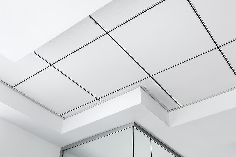 Acoustic ceiling installation